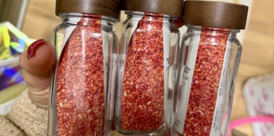 Collin Loves These $1 Glass Spice Jars from Walmart!