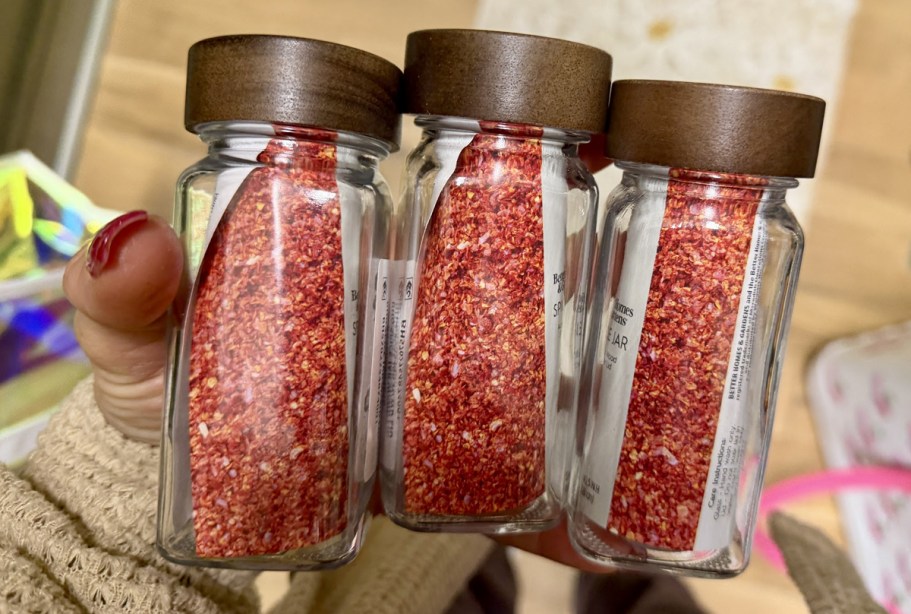 Collin Loves These $1 Glass Spice Jars from Walmart!