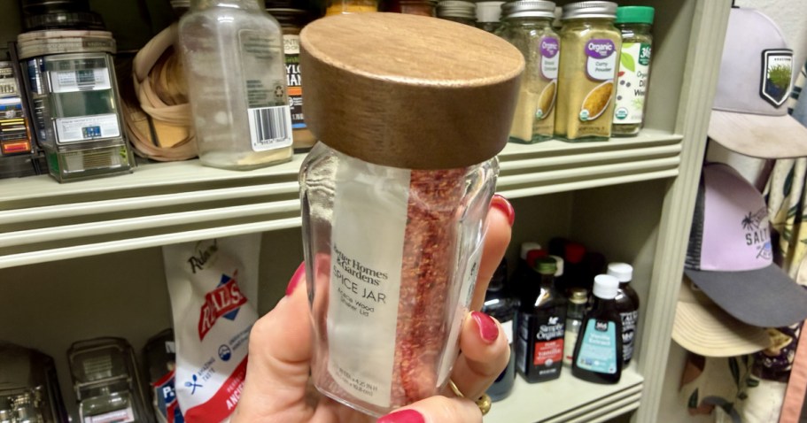 Collin Loves These $1 Glass Spice Jars from Walmart!
