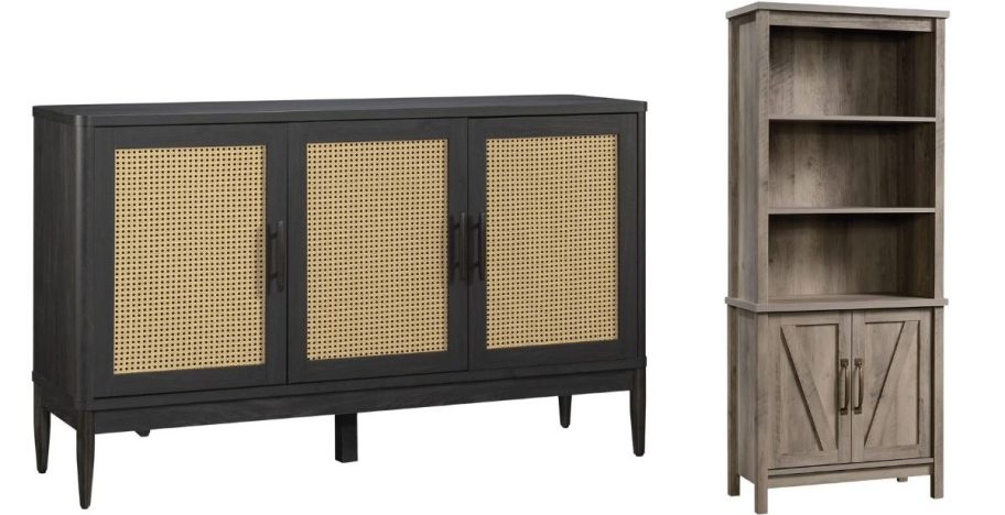 Better Homes & Gardens sideboard and bookcase