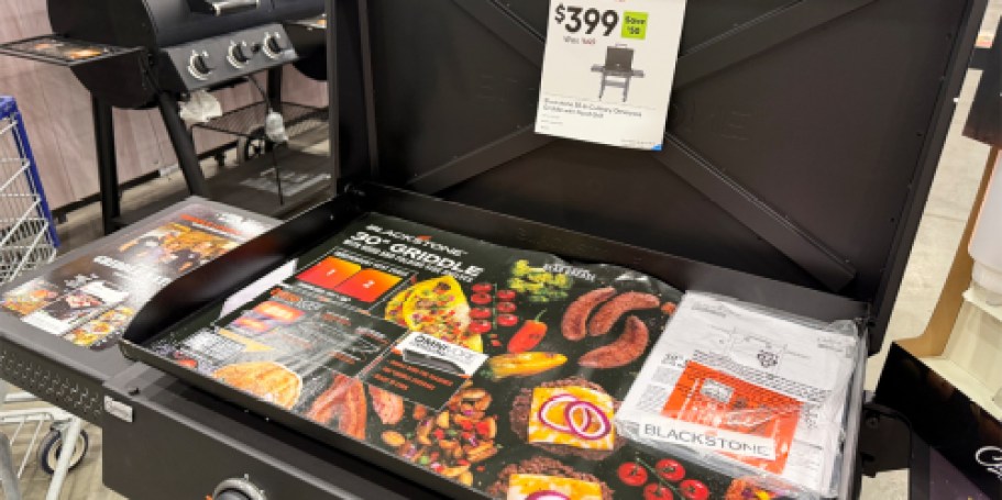 Blackstone 30″ Griddle w/ Hood Just $399 Shipped on Lowes.com (Reg. $449)