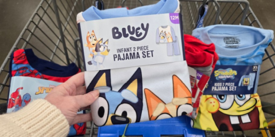 Kids Character Pajama Sets ONLY $5 on Walmart.com