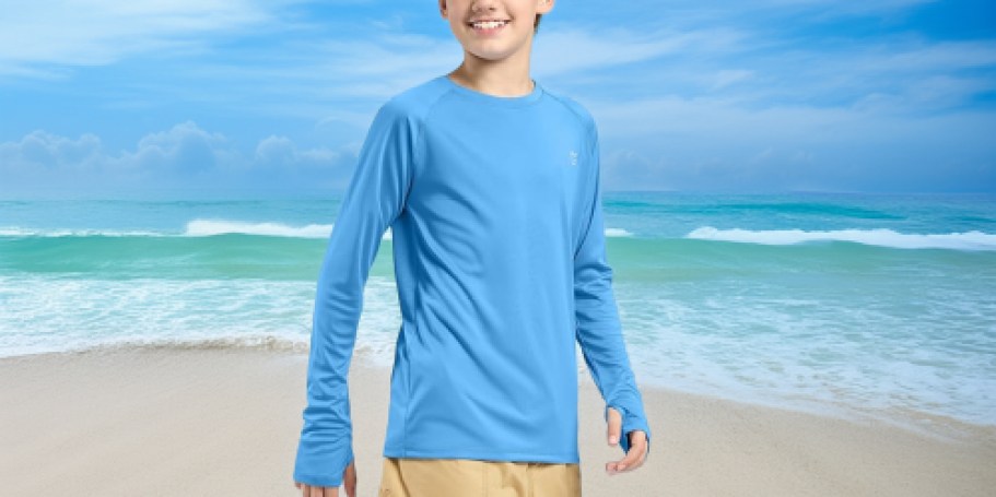 Kids Rash Guard Shirt Only $6.99 Shipped on Amazon (Reg. $14)