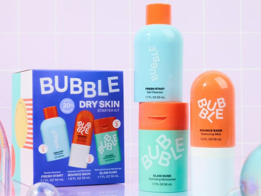 Bubble Skincare 3-Step Hydrating Bundle Just $24.97 on Walmart.com (Reg. $40)
