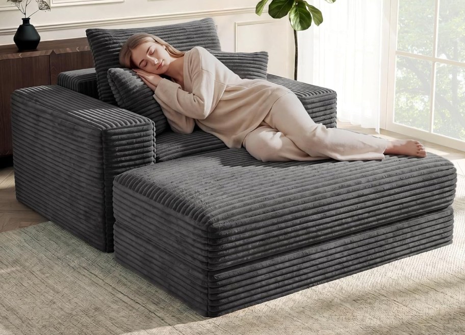 Busaurus 60'' Oversized Chaise Lounge Chair