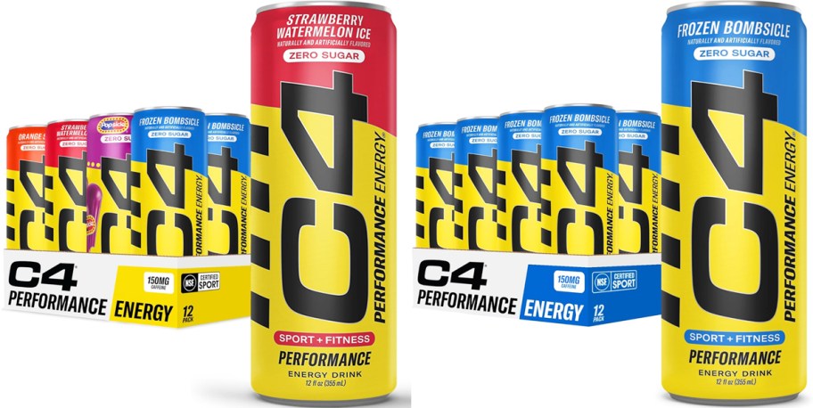 2 cases of C4 Energy Drinks