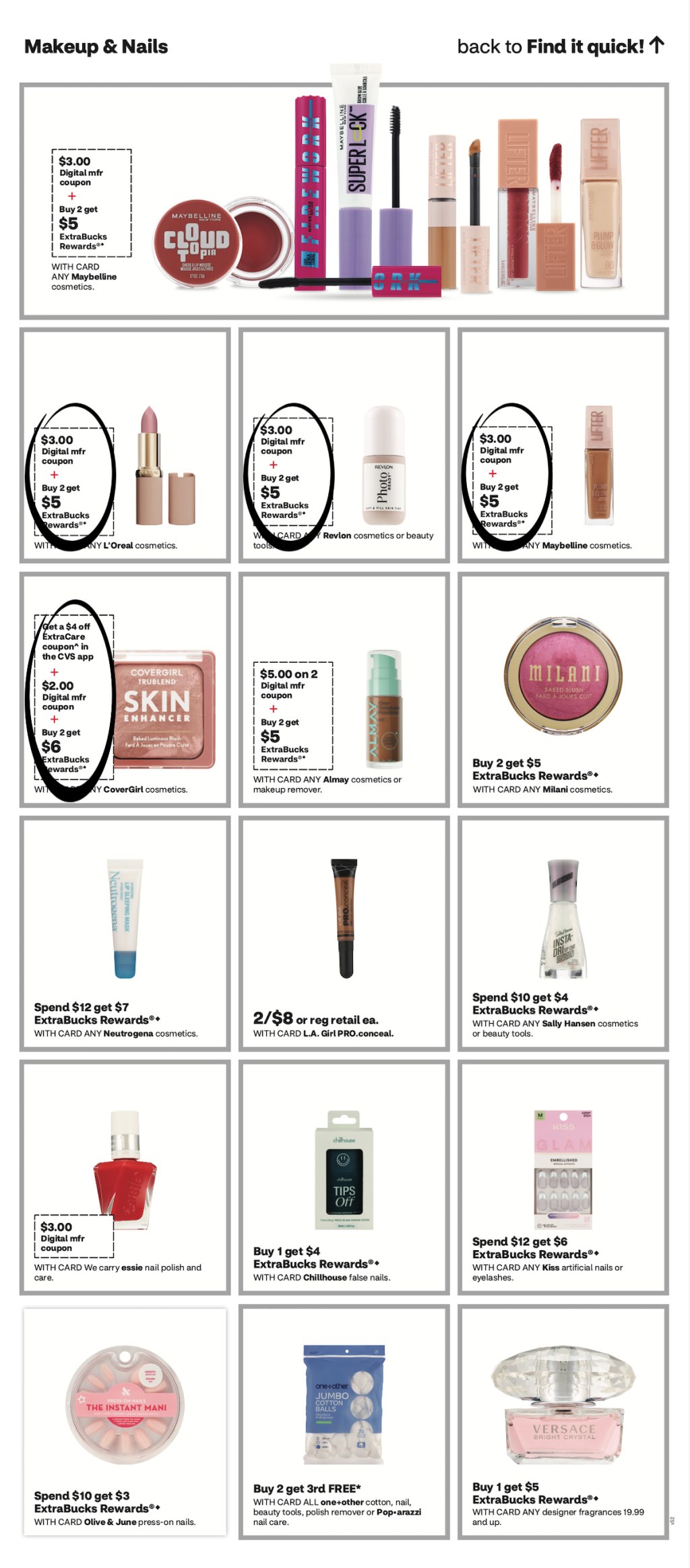 page from CVS ad