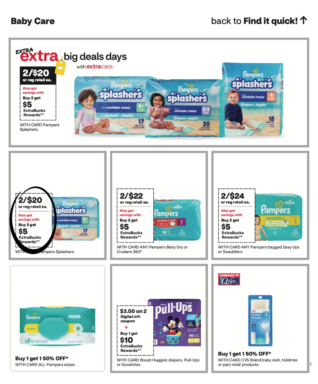page from CVS ad