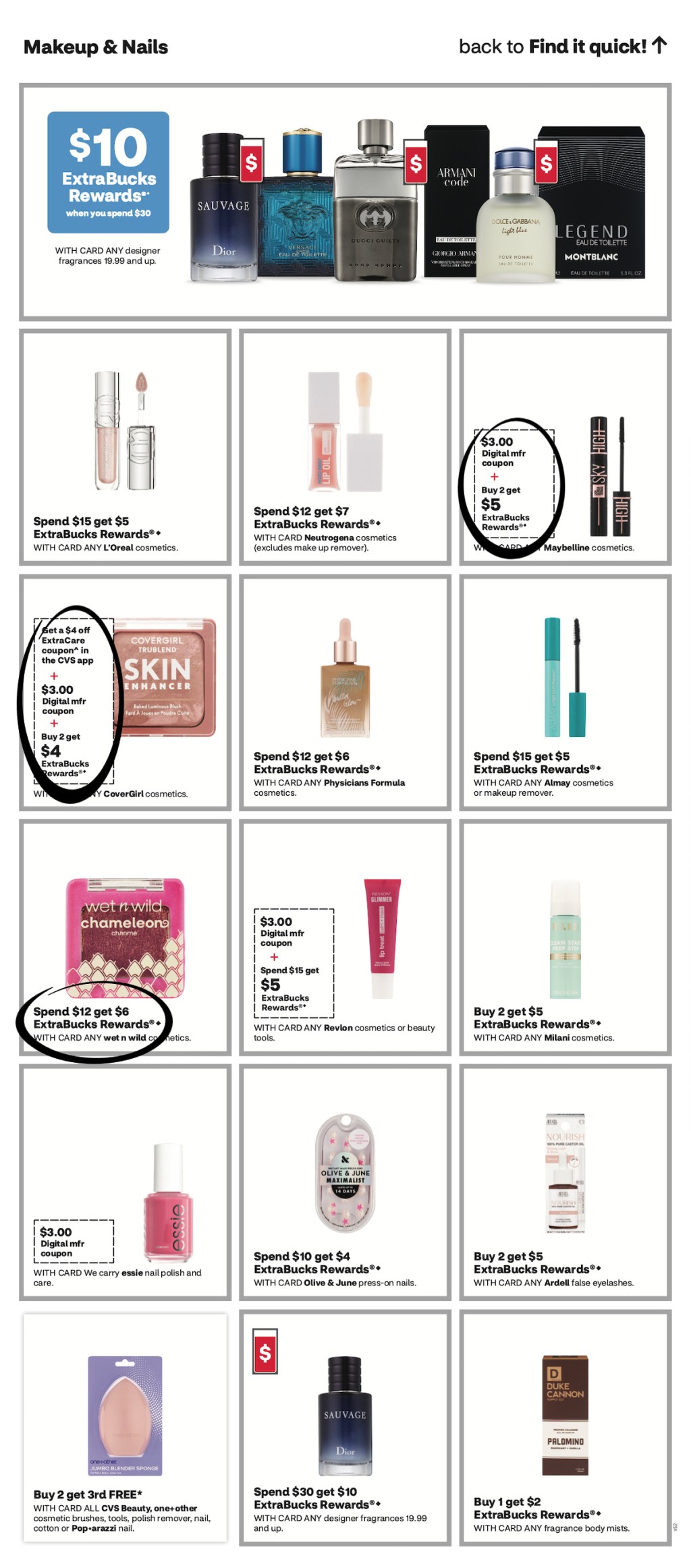 page from CVS ad