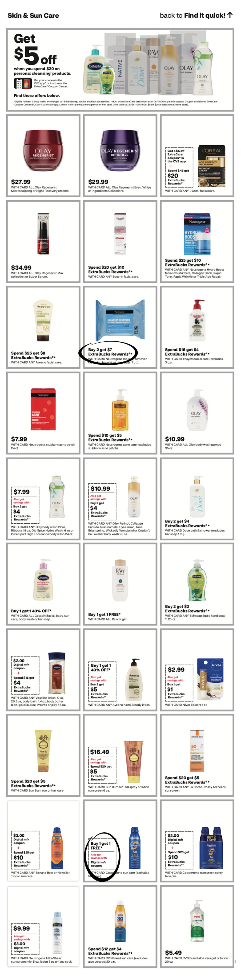 page from CVS ad