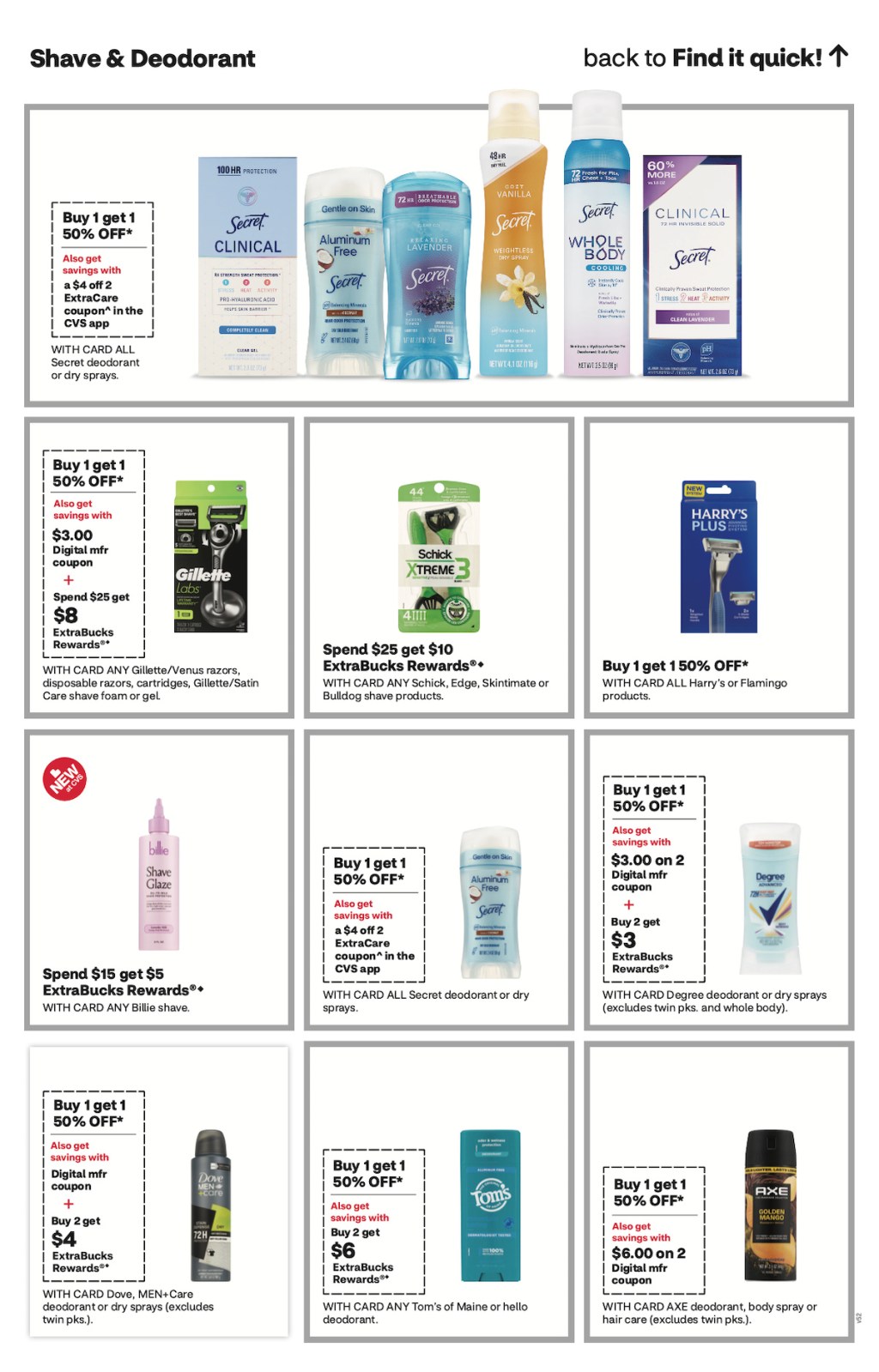 page from CVS ad