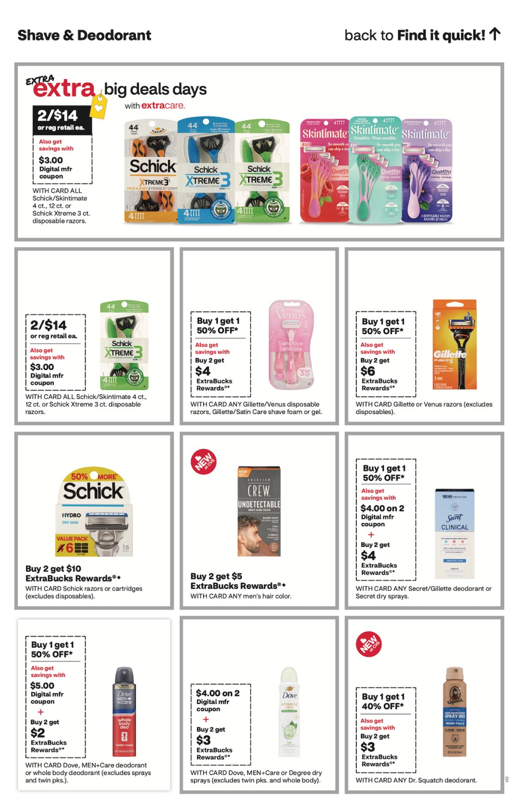 page from CVS ad