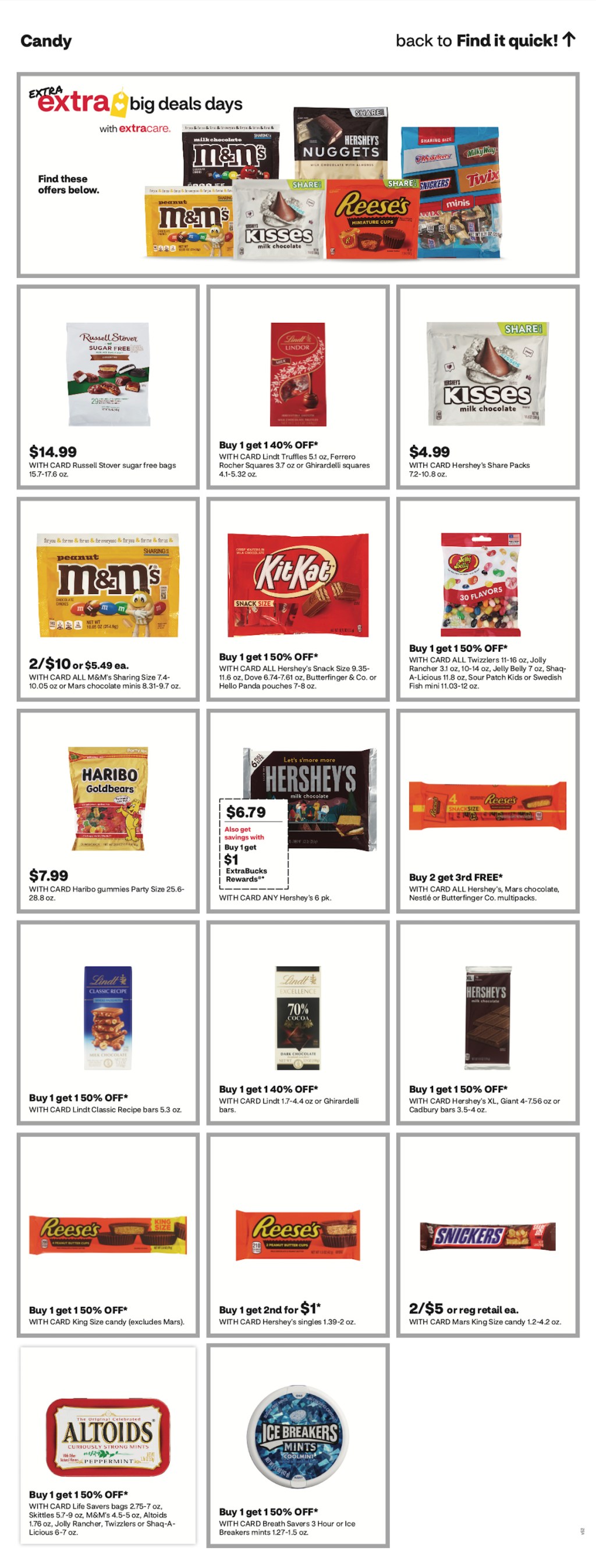 page from CVS ad