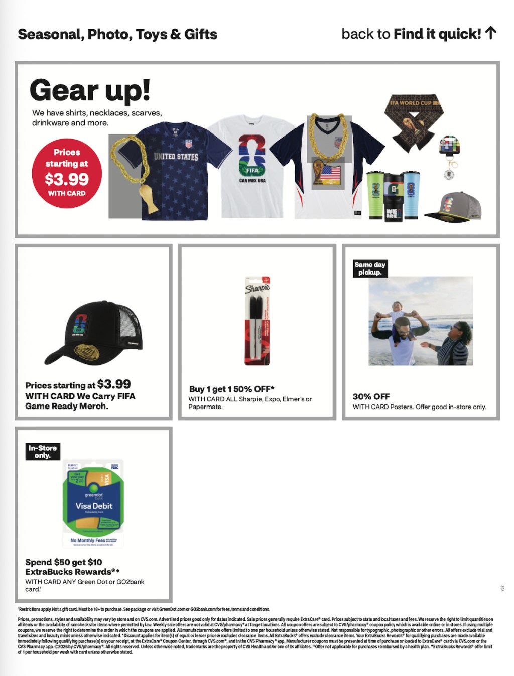 page from CVS ad