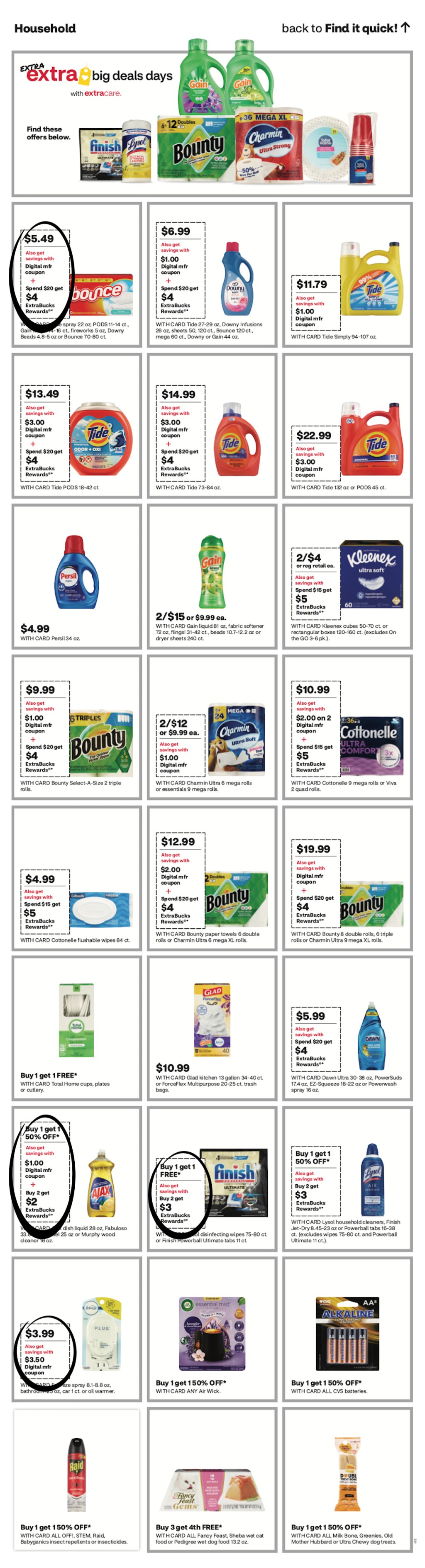 page from CVS ad