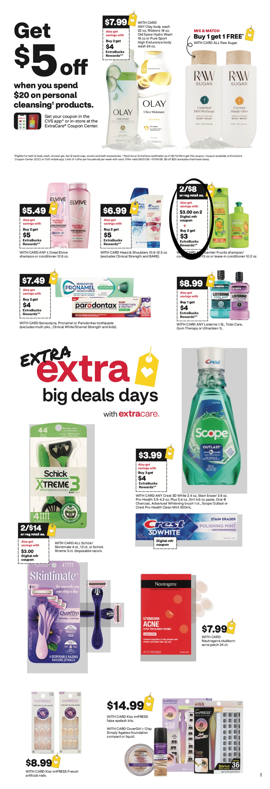 page from CVS ad