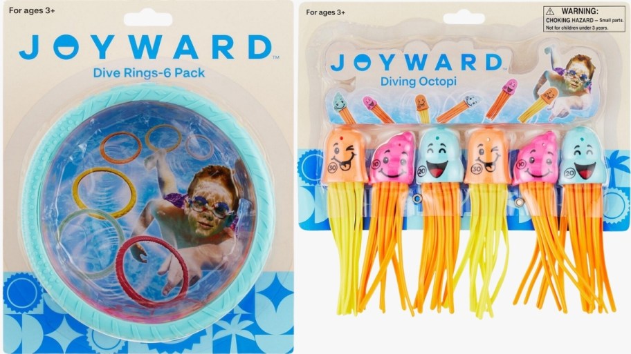 diving rings and octupi sets