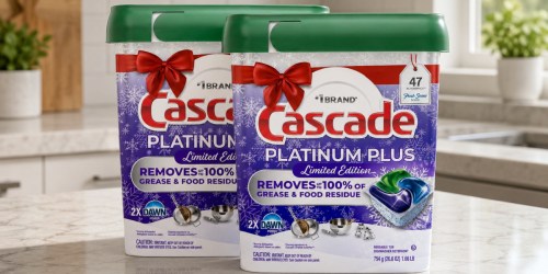 Cascade Platinum Plus Dishwasher Pods 2-Pack Just $16 on Walmart (94 Total Pods)