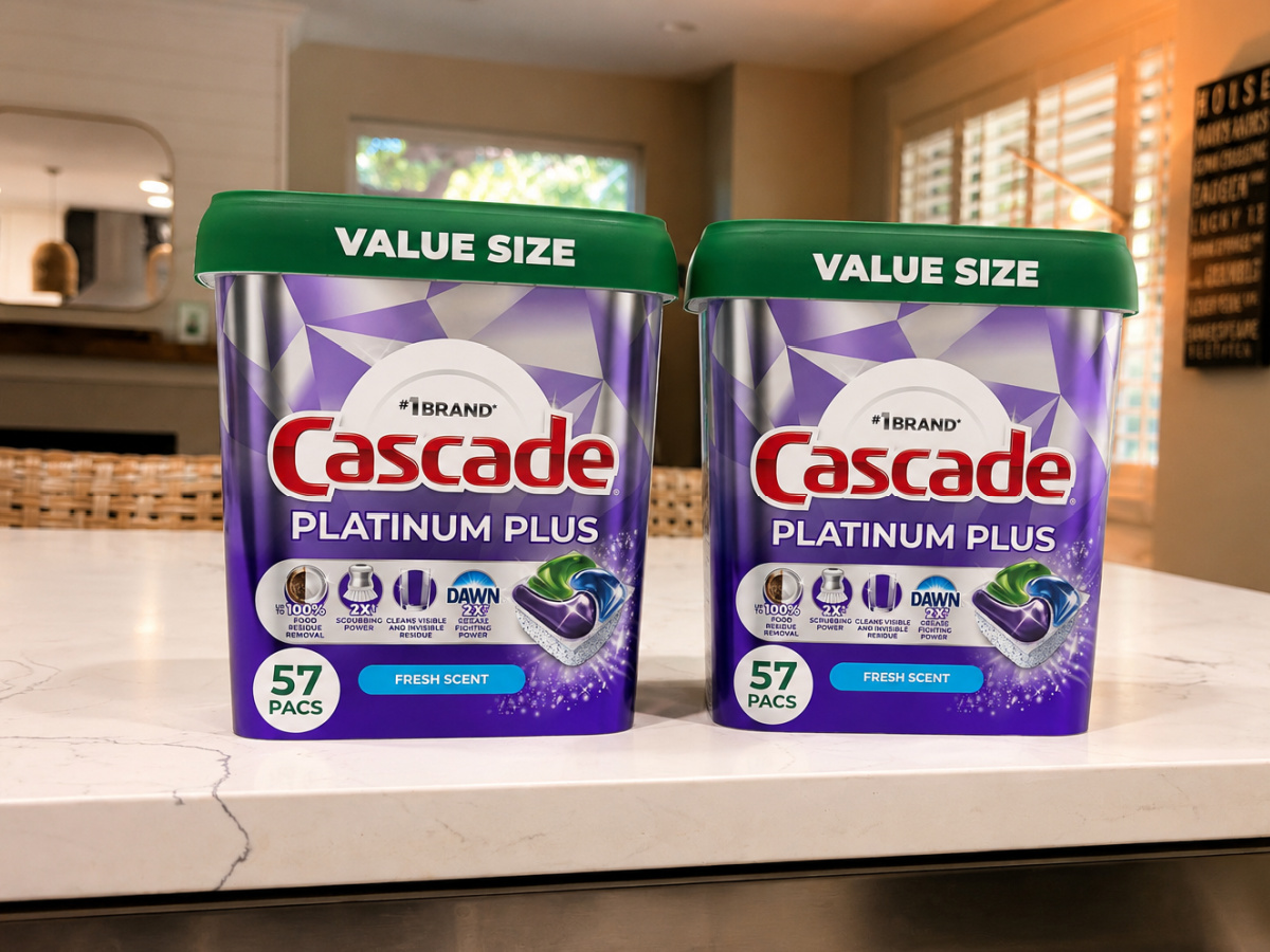 Double Dip on Cascade Pods: Score a $15 Amazon Credit + $15 Visa Gift Card