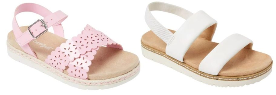 Cat & Jack Toddler Brenner Footbed Sandals and Kailan Footbed Sandals&nbsp;
