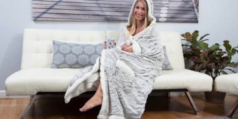 Wearable Blanket Hoodie 2-Pack Just $19.99 Shipped (Reg. $60)