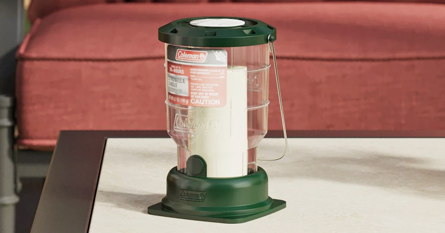 Fun Coleman Lantern-Shaped Citronella Candle Just $5.98 on Walmart.com (May Sell Out!)