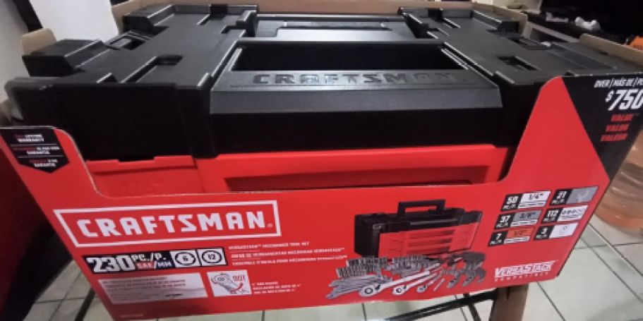 Craftsman 230-Piece Mechanics Tool Set Just $129 Shipped on Amazon (Reg. $199)