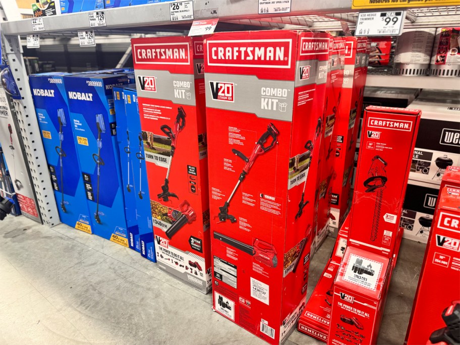 craftsman blower trimmer combo boxes in store
