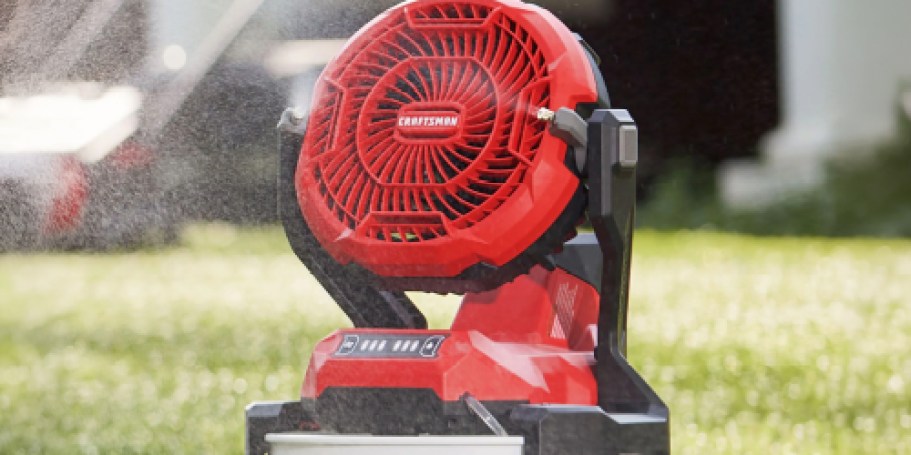 This CRAFTSMAN Misting Fan Is a Hot Summer Find at Lowe’s (1,000+ Bought This Week!)