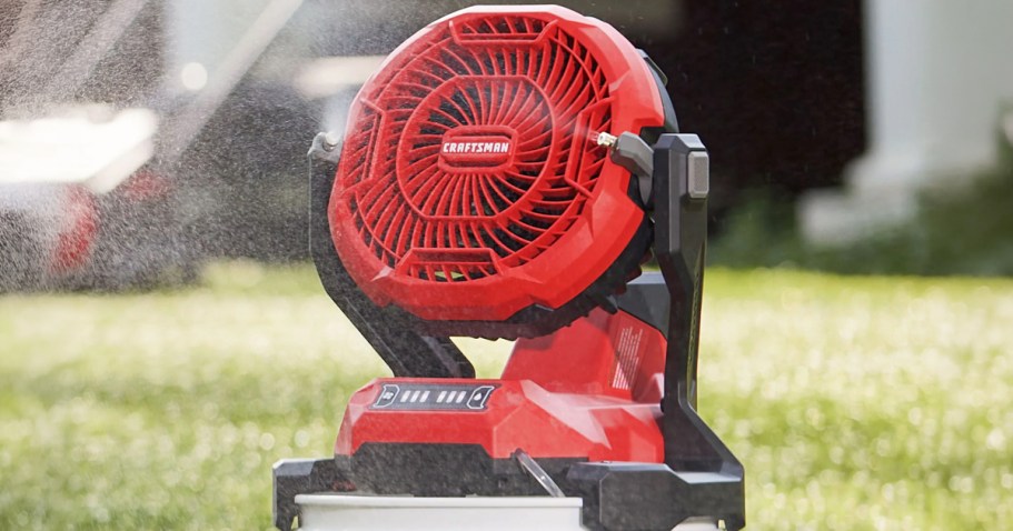 This CRAFTSMAN Misting Fan Is a Hot Summer Find at Lowe’s (1,000+ Bought This Week!)