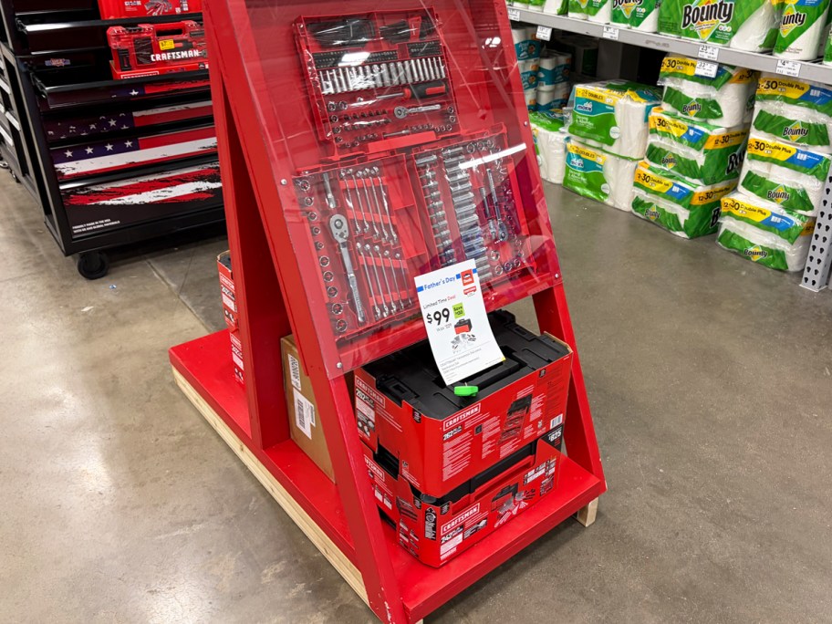 A Craftsman 242-piece tool set in the store