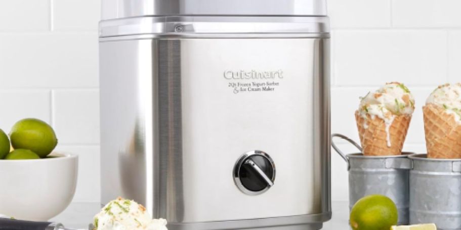 Cuisinart Ice Cream Maker Just $69.99 Shipped (Reg. $185) | Makes 2 Quarts of Homemade Frozen Treats!