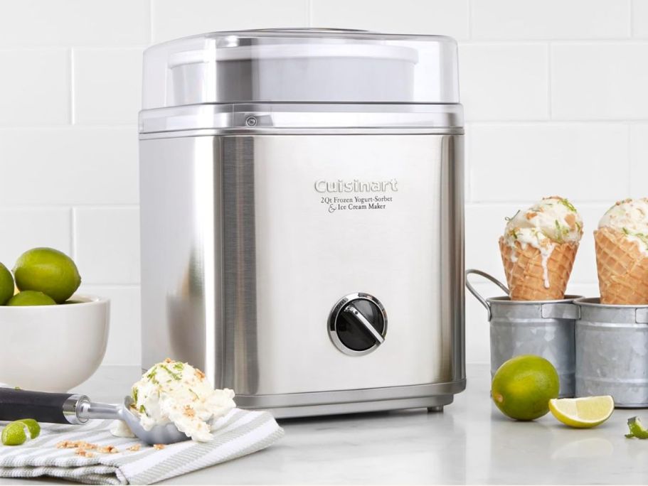 Cuisinart Ice Cream Maker Just $69.99 Shipped (Reg. $185) | Makes 2 Quarts of Homemade Frozen Treats!