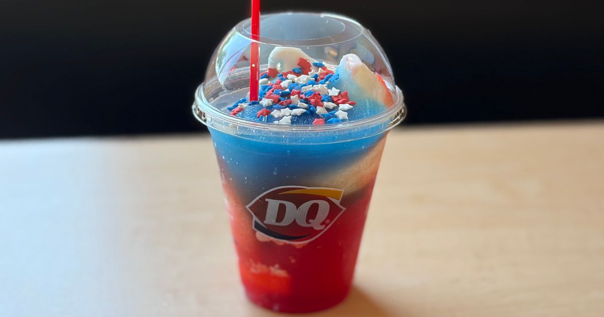 *NEW* Dairy Queen Patriotic Slush Float Is Here (And It’s Only $2.50!)