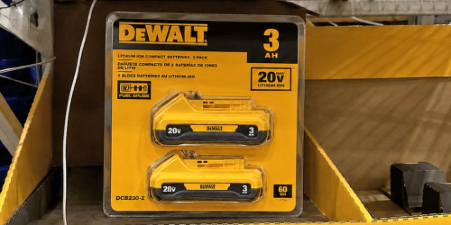 DeWALT Battery 2-Pack Just $99 Shipped on Lowes.com (Reg. $199)