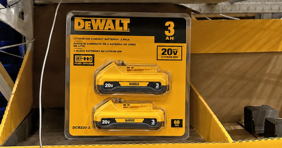 DeWALT Battery 2-Pack Just $99 Shipped on Lowes.com (Reg. $199)