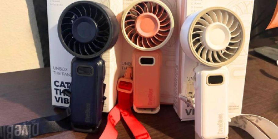 Stay Cool This Summer w/ These $11.99 Portable Turbo Fans on Amazon