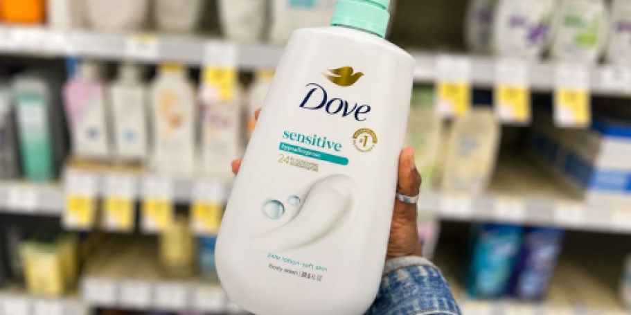 THREE Large Bottles of Dove Body Wash Only $18.70 Shipped on Amazon