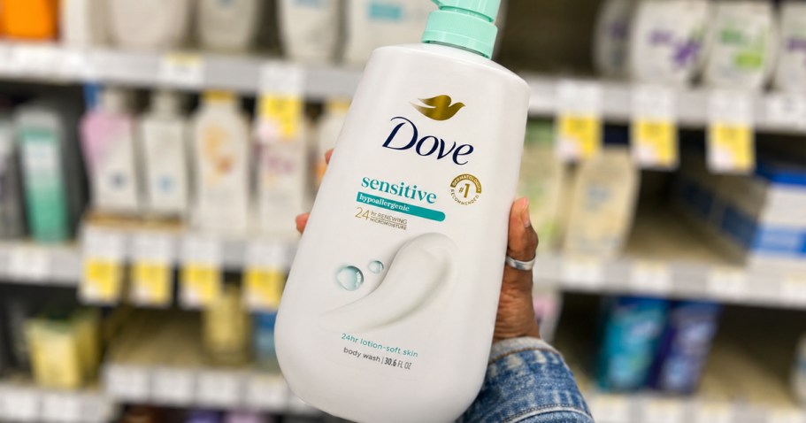 THREE Large Bottles of Dove Body Wash Only $18.70 Shipped on Amazon