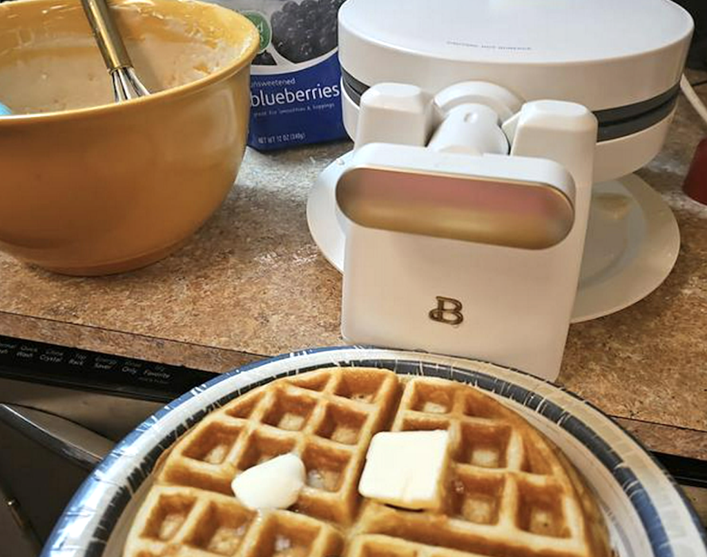 WOW! Beautiful by Drew Rotating Waffle Maker Only $19.98 (Reg. $38!) + More on Walmart.com