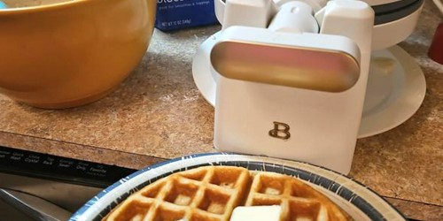 WOW! Beautiful by Drew Rotating Waffle Maker Only $19.98 (Reg. $38!) + More on Walmart.com