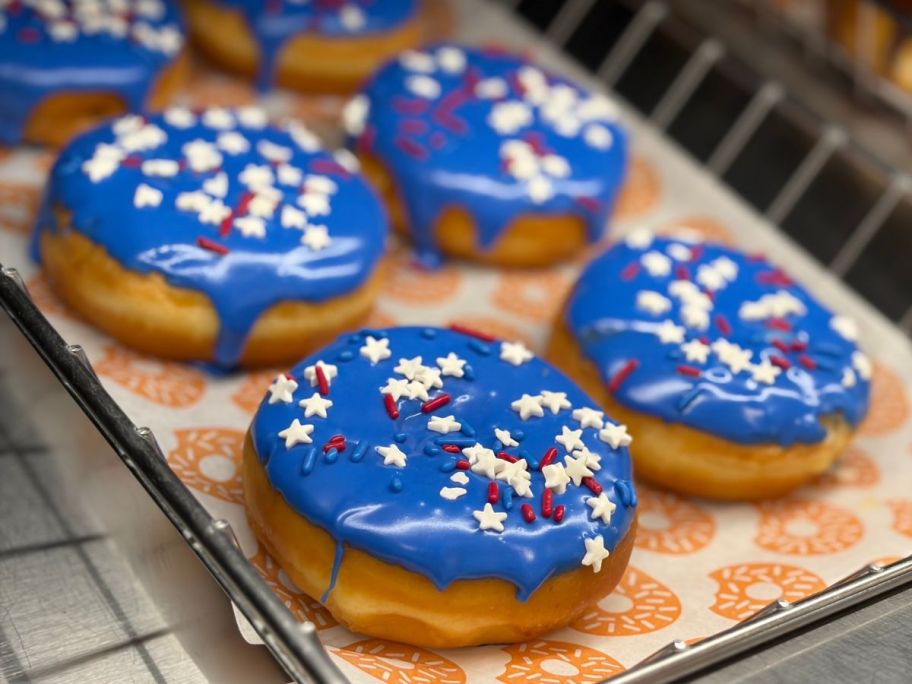 Stars & Stripes Donuts at Dunkin