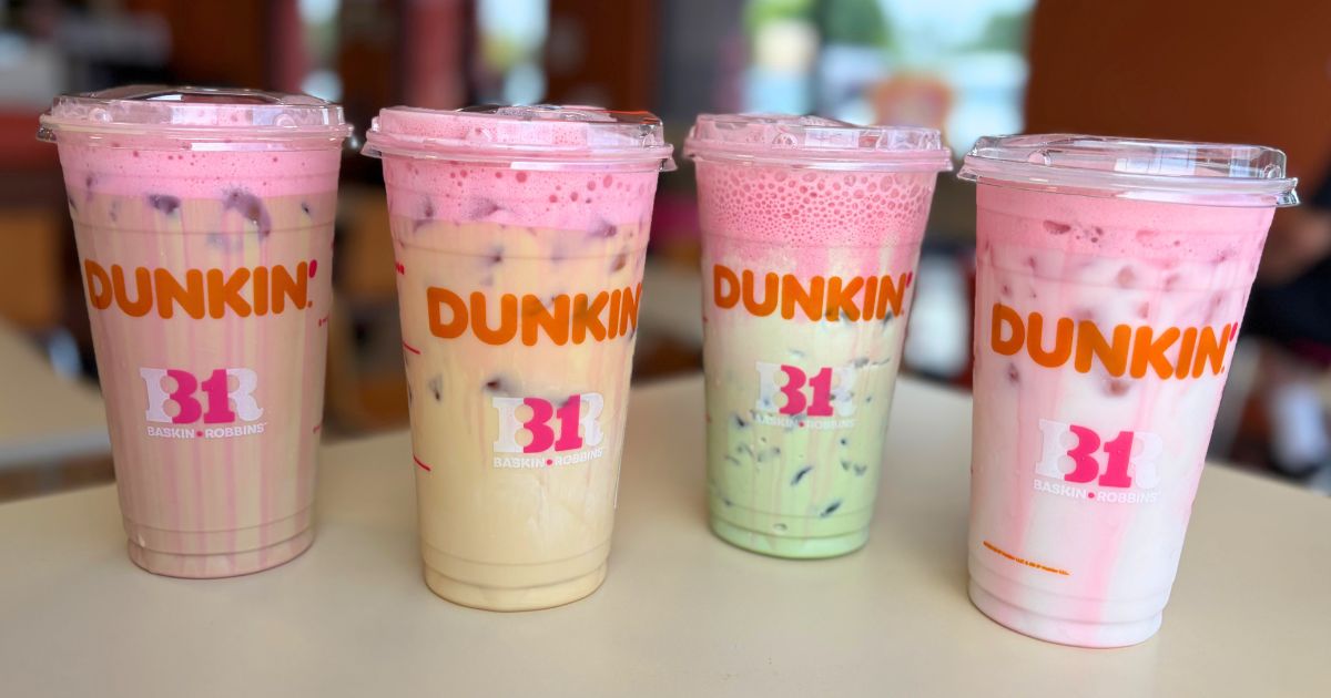NEW Dunkin Summer Menu | Barbie Pink Strawberry Cold Foam, Refreshers, & More