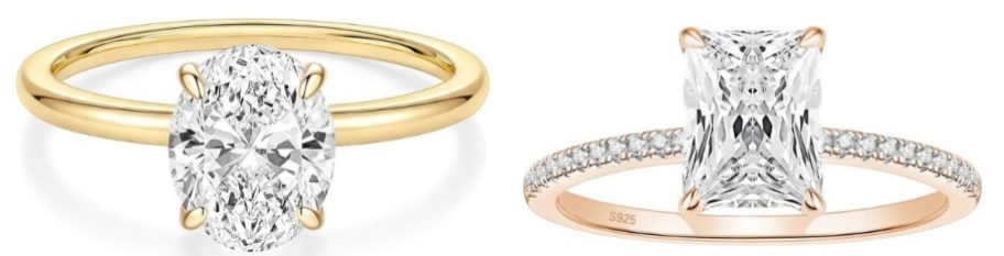 EAMTI Engagement Rings round and square diamond
