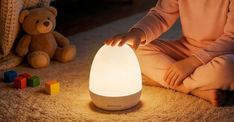 Egg Night Light Only $9 on Amazon (Reg. $20) | Up to 200-Hour Battery Life