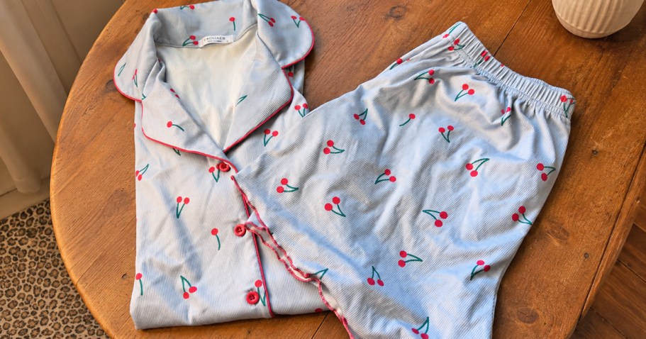 Women’s 2-Piece Pajama Set from $9.99 on Amazon (Reg. $30) – So Many Cute Prints!