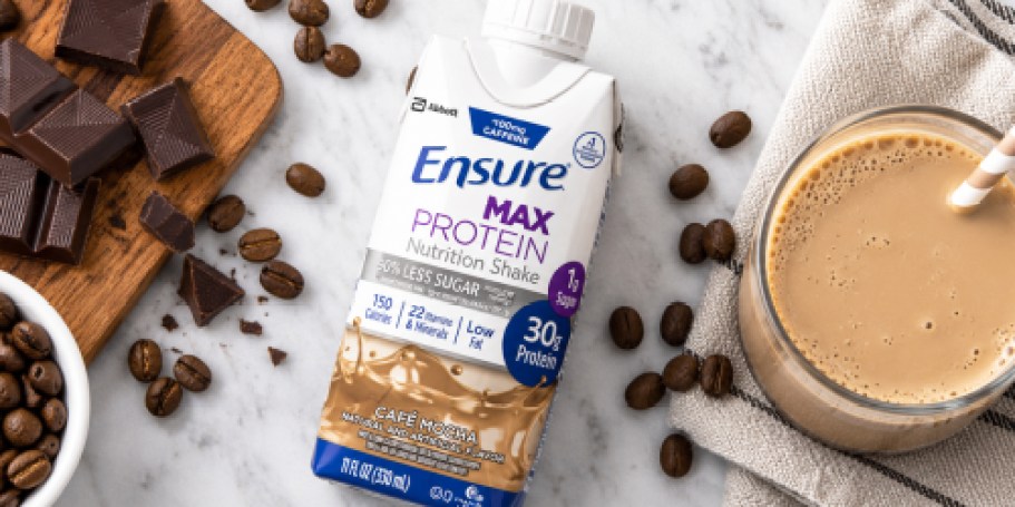 Ensure Max Protein Shakes 12-Pack Just $14.80 Shipped on Amazon (Reg. $27)