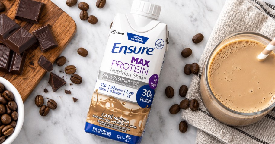 Ensure Max Protein Shakes 12-Pack Just $14.80 Shipped on Amazon (Reg. $27)