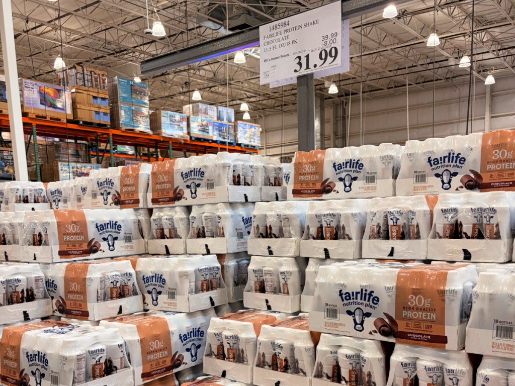 Fair life protein shakes on sale at Costco