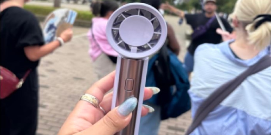Rechargeable Portable Fan Only $5.99 on Amazon (Reg. $10)